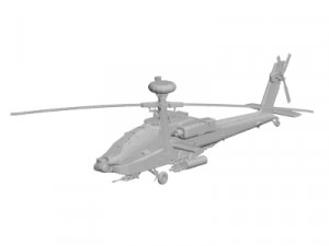 Military Helicopter concept 3D Model