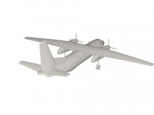 Military Plane concept 3D Model