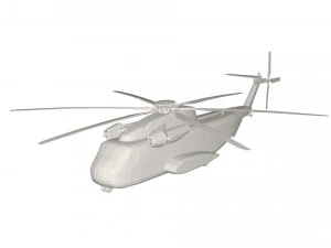 Conceito de helic&oacute;ptero militar Modelo 3D