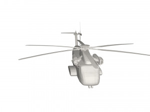 Military Helicopter concept 3D-Modell