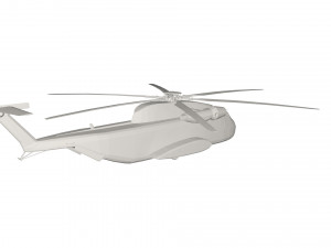 Military Helicopter concept 3D-Modell