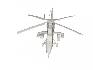 Military Helicopter concept 3D Model