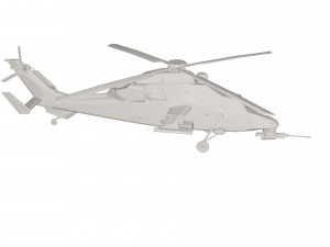 Military Helicopter concept Modelo 3D