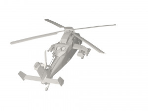 Military Helicopter concept Modelo 3D