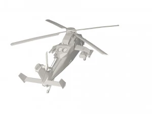 Military Helicopter concept 3D Model