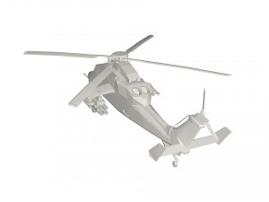 Military Helicopter concept Modelo 3D