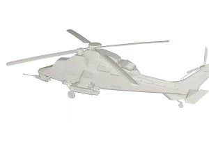 Military Helicopter concept 3D Model