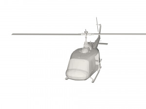 Military Helicopter concept 3D Model