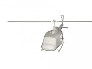 Military Helicopter concept 3D Model