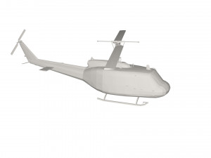 Military Helicopter concept 3D Model