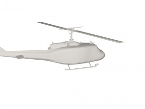 Military Helicopter concept 3D Model