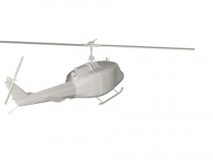 Military Helicopter concept 3D Model