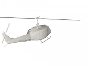 Military Helicopter concept 3D Model