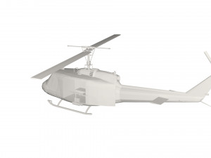 Military Helicopter concept 3D Model