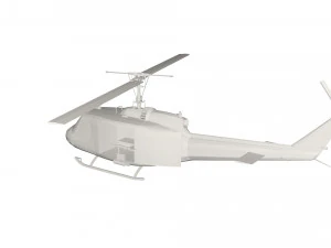 Military Helicopter concept 3D Model