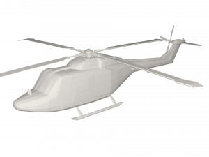 Military Helicopter concept 3D Model