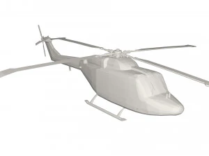 Military Helicopter concept 3D Model