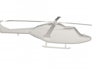 Military Helicopter concept 3D Model