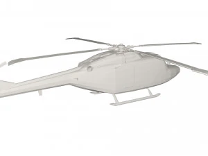 Military Helicopter concept 3D Model