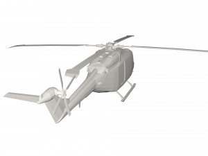 Military Helicopter concept 3D Model