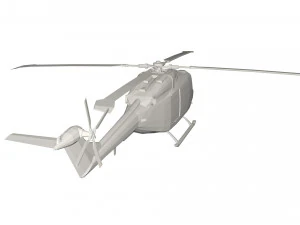 Military Helicopter concept 3D Model