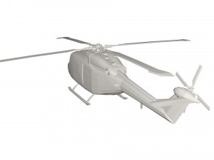Military Helicopter concept 3D Model