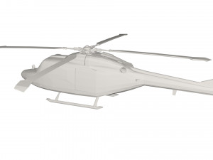 Military Helicopter concept 3D Model