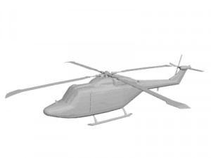 Military Helicopter concept 3D Model