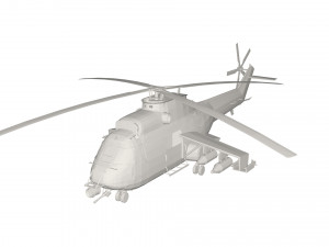 Military Helicopter concept 3Dモデル