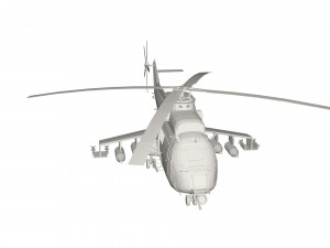 Military Helicopter concept 3Dモデル