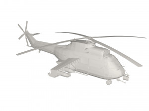 Military Helicopter concept 3Dモデル