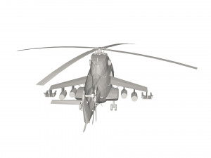 Military Helicopter concept 3Dモデル