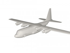 Military Plane concept 3D Model