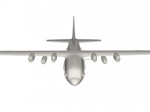 Military Plane concept 3D 모델