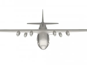 Military Plane concept 3D Model