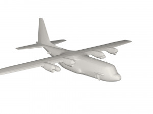 Military Plane concept 3D 모델