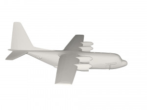 Military Plane concept 3D 모델