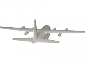 Military Plane concept 3D Model