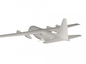 Military Plane concept 3D 모델
