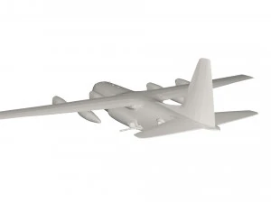 Military Plane concept 3D Model
