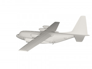 Military Plane concept 3D 모델