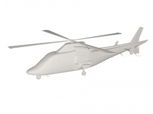 Military Helicopter concept 3D Models