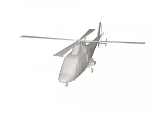 Military Helicopter concept 3D Model