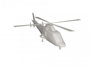 Military Helicopter concept Modèle 3D
