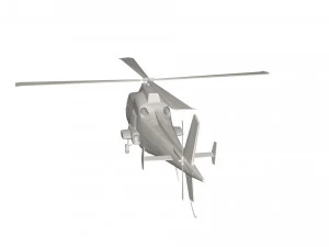 Military Helicopter concept 3D Model