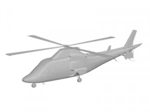Military Helicopter concept Modèle 3D