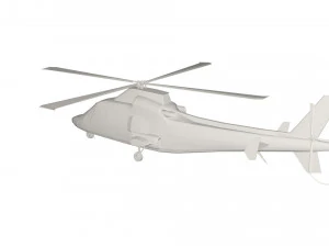 Military Helicopter concept 3D Model