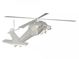 Military Helicopter concept 3D Model
