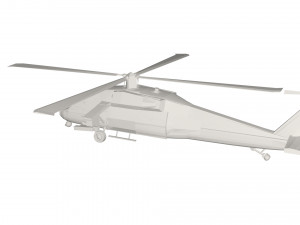 Military Helicopter concept 3D Model