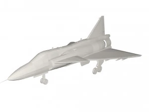 Concetto di aereo militare Modello 3D